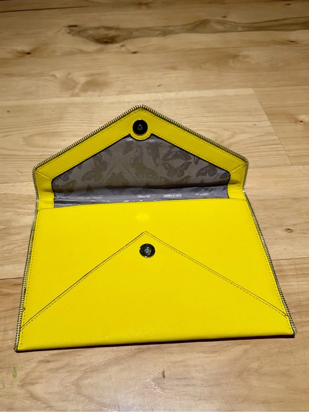 Rebecca Minkoff Yellow Envelope Clutch